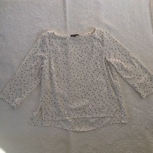 3/4 length Dalia bird blouse